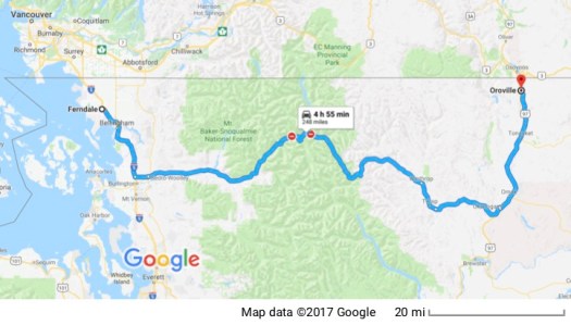 Ferndale to Oroville