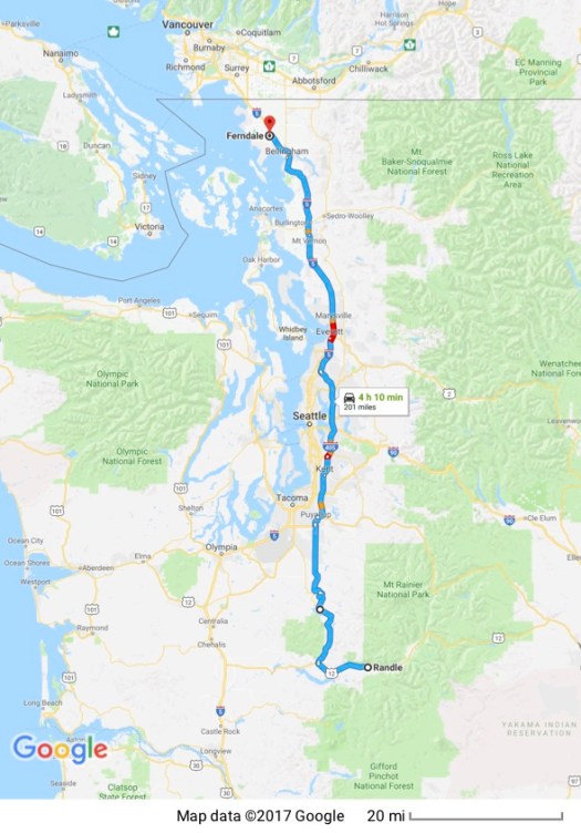 Randle to Ferndale