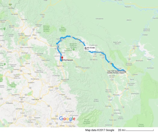 TPP to Chachapoyas