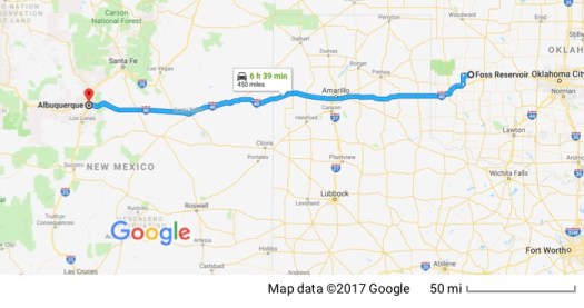 Foss Lake to Albuquerque