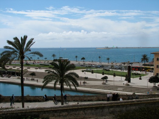 View from the terrace, Palau de l'Almudaina