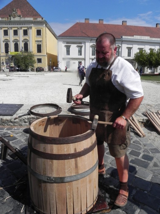 Budapest Wine Festival Cask Making Demonstration