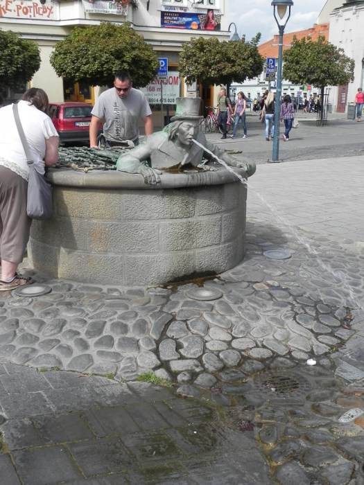 TrencÌn Town Square Fountain