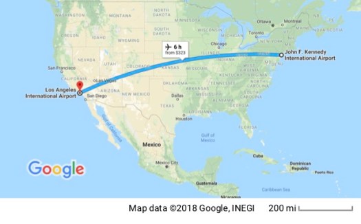 JFK to LAX
