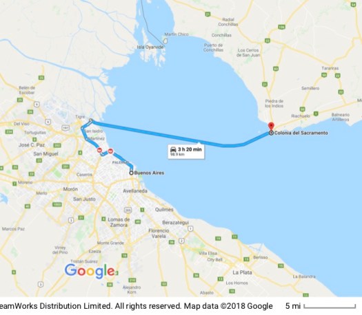 Buenos Aires to Colonia del Sacramento