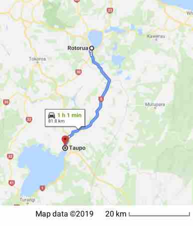 rotorua to tupo