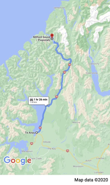 Te Anau to Milford Sound